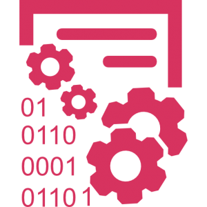data-management-interface-symbol-with-gears-and-binary-code-numbers